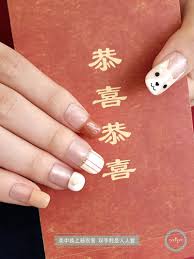 Chinese New Year Nail Art Cny Manicure Nails New Years Nail Art Nail Art