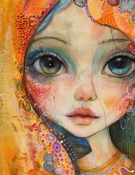 8pc Wilmstical Girl Prints