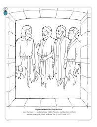 Can your kids find their way through each twist and turn of this shadrach, meshach and abednego in the fiery furnace activity? Fiery Furnace Bible Coloring Pages Bible Crafts Lds Coloring Pages