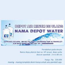 Depot air minum sendiri memang menjadi salah satu usaha yang cukup menjanjikan terutama jika sobat tinggal di daerah yang cukup pada penduduknya atau di kota kota besar. 51 Spanduk Jual Air Galon