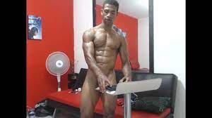 Muscle model: masturbate - black guy solo - ThisVid.com