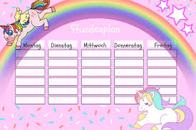 Wichte Stundenplan Stundenplan Vorlage Planer