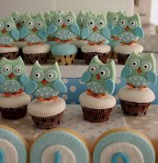 Owl Mini Cupcakes Owl Cakes Owl Cupcakes Baby Shower Cupcakes