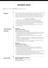 Example of functions resume physical therapist. Physician Resume Example Kickresume