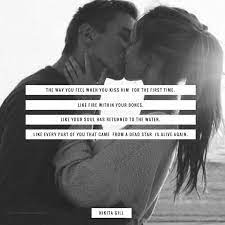That First Kiss By Nikita Gill First Kiss Quotes Kissing Quotes Words On Canvas