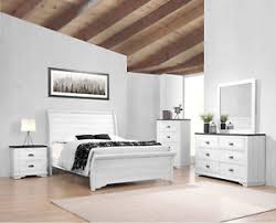 Shop king rustic bedroom sets from ashley furniture homestore. King White Rustic Bedroom Furniture Sets For Sale In Stock Ebay