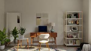 For the past couple of years, we've been wanting to redo our home office space, but were a i love all this shelf space. Functional Productive Mid Century Modern Home Office Design By Spacejoy