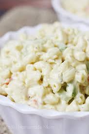I am a miracle whip fan all the way, but if you prefer mayonnaise, you can use that in place of the miracle whip. Amish Macaroni Salad Mostly Homemade Mom
