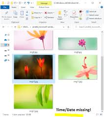 File explorer is a special program present in windows 10 operating system. Windows 10 File Explorer Time Date Missing In Status Bar For Icon Microsoft Community