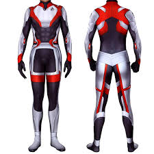 Lycra Spandex Bodysuits Endgame Suit Quantum Realm Tech Suits Superhero Cosplay Costume