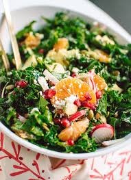 Kale Clementine And Feta Salad Cookie And Kate Recipe Healthy Honey Lime Dressing Healthy Recipes