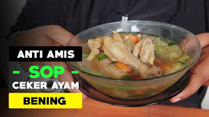 Coba masak sop udang jagung, yang mana memiliki waktu memasak yang lebih cepat. Resep Sop Ceker Ayam Bening Tanpa Amis Resep 5 Menit Youtube