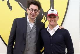 Just get to the garage safe and sound, we'll get you a hot cocoa and we'll fix the car in. Mick Schumacher Auf Den Spuren Seines Papas Michael Schumacher Blitz Besuch Bei Ferrari Mopo De