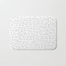 Leopard print rugs cheetah print rug rug rectangle leopard. Pale Gray Leopard Bath Mat By Mstudio Society6