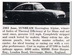 Image result for Seacrest Green 1961 Sunbeam