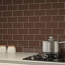 Giorbello 3 X 6 Brown Glass Subway Tile Glossy G5932 Glass Subway Tile Backsplash Glass Subway Tile Kitchen Tiles Backsplash