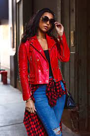 Godspeed Leather Moto Jacket Red Leather Jacket Outfit Fall Fashion Coats Leather Jacket