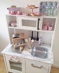 Mommo Design 8 Adorable Ikea Hacks Ikea Play Kitchen Ikea Kids Kitchen Ikea Toy Kitchen