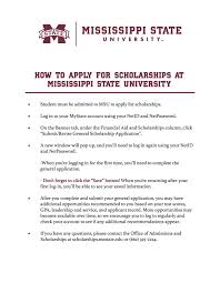 Fafsa form completed by may 1, 2021 # for dctag, complete the dc oneapp and submit supporting documents by may 31, 2021. Scholarship Opportunities Mississippi State University College Of Arts Sciences