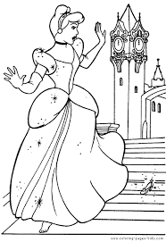 Any Disney Color Sheets Tons Of Different Disney Movies Cinderella Coloring Pages Princess Coloring Pages Cartoon Coloring Pages