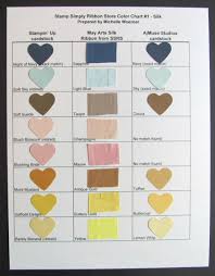 Dream In Color Stamp Simply Silk Ribbon Color Charts