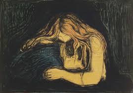 Sanatologart Instagram Da Paylasimda Bulundu Vampir Diger Bir Adiyla Ask Ve Aci Disavurumcu Ressam Edvard Munch Un 1895 1902 Yil Edvard Munch Art Vampire