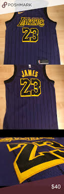 Every day is a new chance to support the los angeles lakers. Nwt Lebron James 23 Lakers City Jersey S Xl Clothes Design American Apparel Fashion