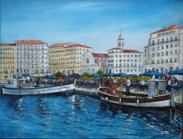 Peinture Par Jacques Testa France Artmajeur Vieux Port De Marseille Port De Marseille Vieux Port