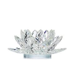 Shop for candles and candle holders on wayfair.com! Outlet Jm By Julien Macdonald Large Lotus Flower Crystal Candle Holder Qvc Uk