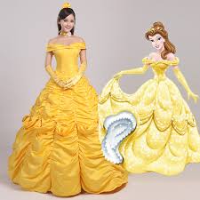 Déguisement de princesse belle luxe pour l'anniversaire de votre. Deguisement D Halloween Pour Femmes Robe Princesse Belle Costume La Belle Et La Bete Pour Adulte Cosplay Aliexpress