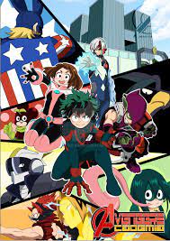 Avengers Academia By Kururulabo My Hero Anime Crossover Hero Wallpaper
