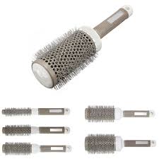 Hair brush nano thermal ceramic ionic round barrel comb styling brush, 2 inch. Kruglyj Prokatki Shetka Dlya Volos Nabor Barrel Kerling Kisti Greben Dlya Ukladki Volos Instrumenty Parikmaherskaya Salon Hair Brush Set Hair Brush Curling Brush
