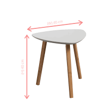For either, this is most easily accomplished by measuring from the center of your table outward, then multiplying the measurement by two. Malme Side Table Occasional Medium Noa Nani