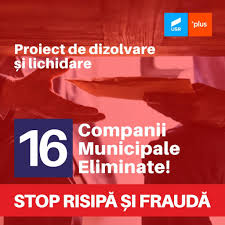 Lichidarea voluntara se desfasoara potrivit legii nr. Ana CicealÄƒ Proiect Pentru Dizolvarea Si Lichidarea A 16 Companii Municipale Depus De Usr Plus Agerpres ActualizeazÄƒ Lumea