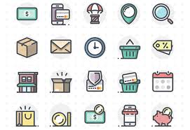 Available in png and svg formats. 30 Vibrant Shopping E Commerce Icon Packs Decolore Net