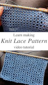 Knit big flower flat with easy garter stitch and embellish them onto any yarn project to make it blossom! Knitting Lace Pattern You Can Learn Easily Crochetbeja