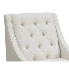 Bring home a comfy accent chair. Pulaski Accentrics Home Scoop Arm Button Tufted Accent Chair In White Ds 2510 900 402