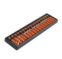 2X Plastic Abacus Arithmetic Abacus Kids Calculation Tool 17 Digits