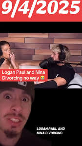 Fans speculate Logan Paul and Wife Nina Paul are divorcing after seen a  very tension moments minutes before his conference and even Nina tripping  Logan Paul fans claiming they smell divorce wild