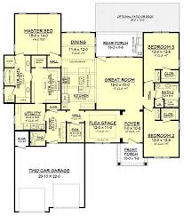 Craftsman Style House Plan 3 Beds 2 5 Baths 2275 Sq Ft Plan 430 159 Floor Plan Main Fl Craftsman Style House Plans Craftsman House Plans Floor Plan Design