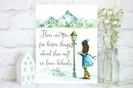  Watercolor Lucy From Narnia Quote There Are Far Far Better Etsy In 2021 Narnia Quotes Narnia Quotes And Notes