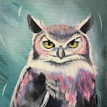 Owl - Tipsy Brush Painting Party!