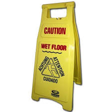 Wet Floor Sign English Spanish Wet Floor Signs Wet Floor Flooring