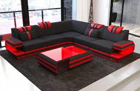 Modern Sectional Fabric Sofa San Antonio L Shape With Led In 2020 Sofa Design Living Room Sofa Design Corner Sofa Design