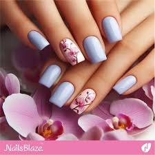 Orchid Nails | Orchid Nail Design Ideas