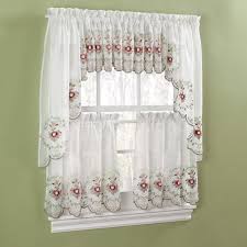 New jcpenney country kitchen pair of curtain tiers with tiebacks 68x30. Jcpenney Cortinas Para Cocina Novocom Top