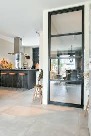 Zwarte Stalen Deuren Skygate Huis Interieur Huisrenovatie Binnenhuisarchitect