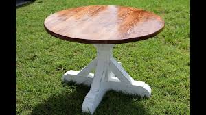 Round out your dining space with that coveted farmhouse charm at an unbeatable closeout price. Round Farmhouse Dining Room Table Youtube