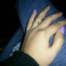 Cross Ring Finger Tattoo Tatts Yes Please Pinterest Finger Tattoos Ring Finger Tattoo Finger Tattoo For Women