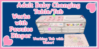 We have used this bathinette for the past 8 weeks and love it! Second Life Marketplace Ab Designs Ab Pink Changing Table Tub Works With Pawzies